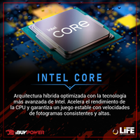 ILIFE Anniversary 53  Intel i5 14400F  16GB DDR4 3200MHz  1TB SSD Gen4  WiFi 6  GeForce RTX5060 8GB DLSS4  W11 Ordenador Profesional eSports