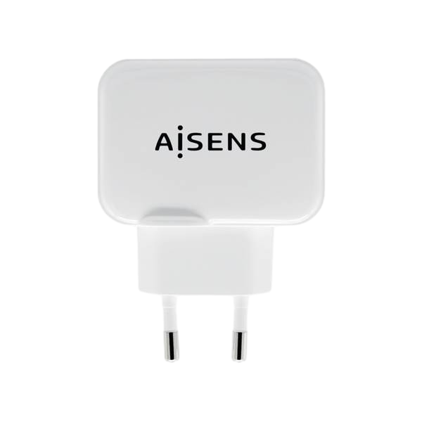 Aisens A1100439 17W 2xUSB Blanco  Cargador USB Aisens A1100439 17W 2xUSB Blanco  Cargador USB