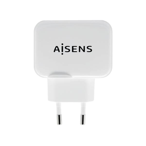 Aisens A1100439 17W 2xUSB Blanco  Cargador USB
