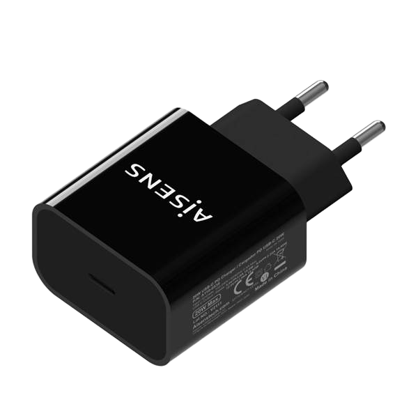 Aisens A1100538 20W USBC Negro Cargador USB Aisens A1100538 20W USBC Negro Cargador USB