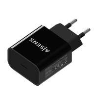 Aisens A1100538 20W USBC Negro Cargador USB Aisens A1100538 20W USBC Negro Cargador USB