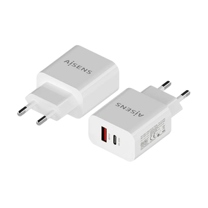 Aisens A1100681 20W USBC USBA Blanco Cargador USB Aisens A1100681 20W USBC USBA Blanco Cargador USB