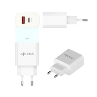 Aisens A1100681 20W USBC USBA Blanco Cargador USB Aisens A1100681 20W USBC USBA Blanco Cargador USB