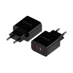 Aisens A110-0682 20W USB-C USB-A Negro - Cargador USB