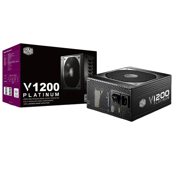 Cooler Master V1200 1200W full modular 80 Platinum FA Cooler Master V1200 1200W full modular 80 Platinum FA