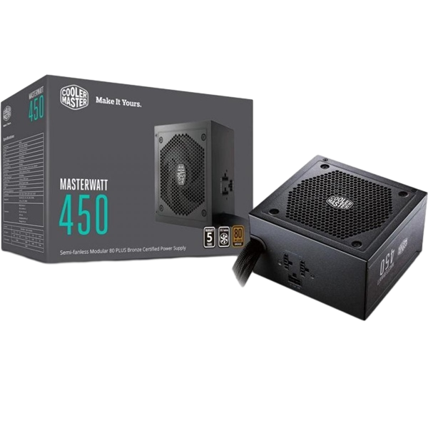 Cooler master MasterWatt 450 W 80 Bronze FA Cooler master MasterWatt 450 W 80 Bronze FA