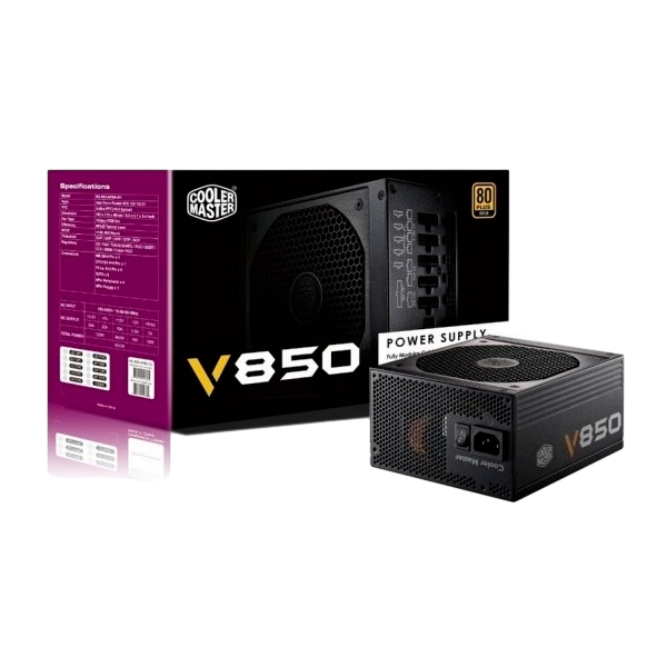 Cooler Master V850 850W full modular 80Gold Fuente Cooler Master V850 850W full modular 80Gold Fuente