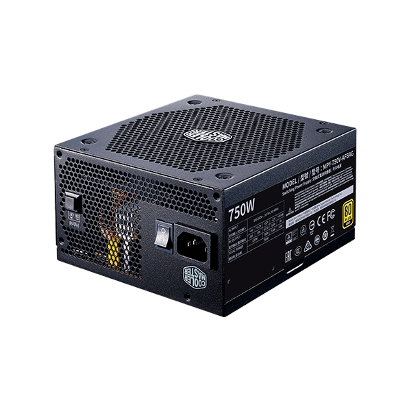 Cooler Master V750 GoldV2 unidad de fuente de alimentación 750 W 24pin ATX ATX Negro Cooler Master V750 GoldV2 unidad de fuente de alimentación 750 W 24pin ATX ATX Negro