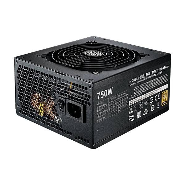Cooler Master MWE Gold 750 V2 80 Gold Full Modular  FA Cooler Master MWE Gold 750 V2 80 Gold Full Modular  FA