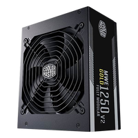 Cooler Master MWE Gold 1250 V2 Fuente Full Modular 1250W 80 Plus Gold PSU Cooler Master MWE Gold 1250 V2 Fuente Full Modular 1250W 80 Plus Gold PSU