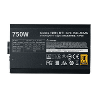 Cooler Master MWE 80 Plus Gold 750W V2  Fuente de alimentación Full Modular ATX 31