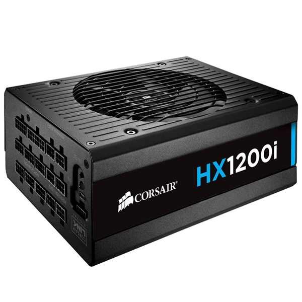 Corsair HX1200i 80 Platinum full modular 1200 W  Fuente Corsair HX1200i 80 Platinum full modular 1200 W  Fuente