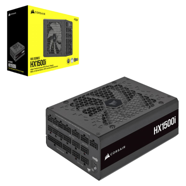 Corsair HX1500i 1500W 80 Plus Platinum ATX 31 PCIe 51 Fuente de alimentación Full Modular Corsair HX1500i 1500W 80 Plus Platinum ATX 31 PCIe 51 Fuente de alimentación Full Modular