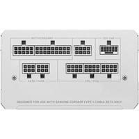 Corsair RM1000E Cybenetics Gold Full Modular ATX 31 PCIe 51  Fuente de alimentación Blanca