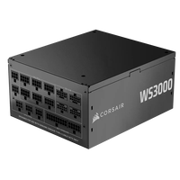 Corsair WS3000 3000W 80 Plus Platinum ATX31 PCIe 51  Fuente de alimentación Full Modular Workstation