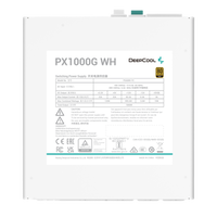 FUENTE ALIMENTACION ATX  1000W DEEPCOOL PX1000G WH EU 80 GO