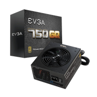 EVGA 750W GQ 80 Plus Gold  Fuente de Alimentación
