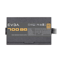 EVGA 700BQ 700W 80 Bronze Semimodular  FA