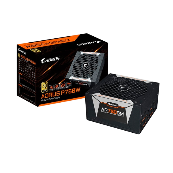 Gigabyte Aorus GPAP750GM 750W 80 Plus Gold Fuente Gigabyte Aorus GPAP750GM 750W 80 Plus Gold Fuente