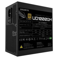 Gigabyte GPUD1000GM 1000W 80 Plus Gold ATX 30 Fuente de Alimentación Full Modular Gigabyte GPUD1000GM 1000W 80 Plus Gold ATX 30 Fuente de Alimentación Full Modular