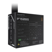 Gigabyte 750W 80 Plus Bronze  Fuente de Alimentacion