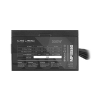 Mars Gaming MPIII 550W Fuente de Alimentación Mars Gaming MPIII 550W Fuente de Alimentación