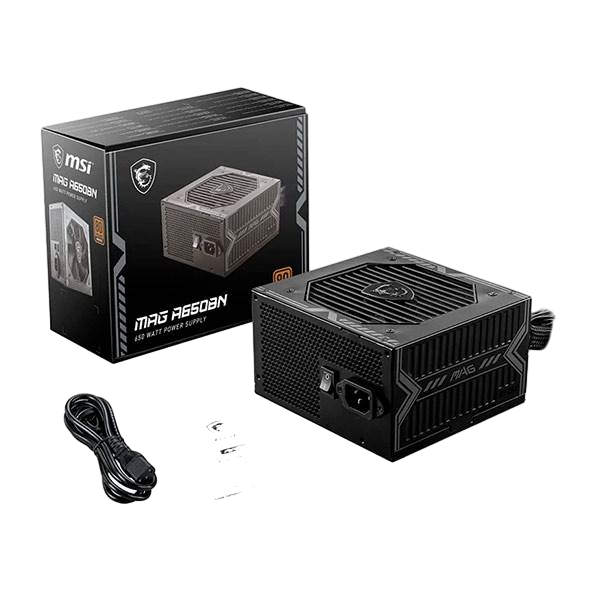 MSI MAG A650BN 650W 80 Bronze Fuente de Alimentación MSI MAG A650BN 650W 80 Bronze Fuente de Alimentación