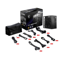 MSI MPG A850G 850W 80 Gold Full Modular PCIe 50 Fuente de Alimentación