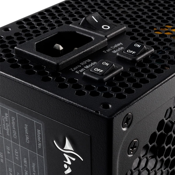 Sharkoon SilentStorm Cool Zero 750W 80 Gold modular FA Sharkoon SilentStorm Cool Zero 750W 80 Gold modular FA