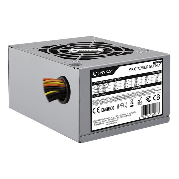 Unyka SFX 450W Fuente de alimentación Unyka SFX 450W Fuente de alimentación