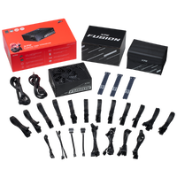 XPG Fusion 1600W Fuente de alimentación 80 Plus Titanium Full Modular XPG Fusion 1600W Fuente de alimentación 80 Plus Titanium Full Modular