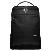 MSI Essential backpack Black Mochila portátil MSI Essential backpack Black Mochila portátil
