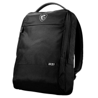MSI Essential backpack Black Mochila portátil MSI Essential backpack Black Mochila portátil