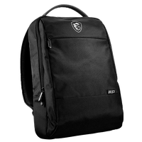 MSI Essential backpack Black Mochila portátil MSI Essential backpack Black Mochila portátil