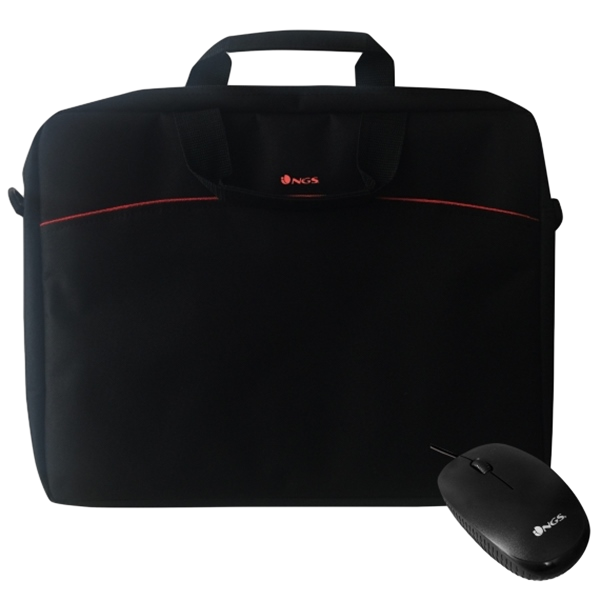 NGS BUREAU KIT Organizer 16 Ratón Cozy Negro Maletín NGS BUREAU KIT Organizer 16 Ratón Cozy Negro Maletín