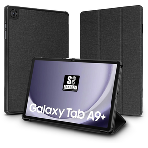 Subblim Shock Case  Funda Tablet Samsung Galaxy Tab A9 Cierre Magnetico Bordes Reforzados 3 Modos de Soporte Color Negro