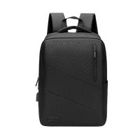 Subblim City Backpack 156 USB exterior Black  Mochila