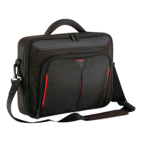Targus Clamshell Classic 14 NegroRojo  Maletín