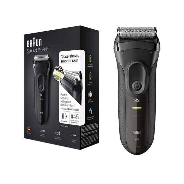 Braun Serie 3 3020 Black Afeitadora Braun Serie 3 3020 Black Afeitadora