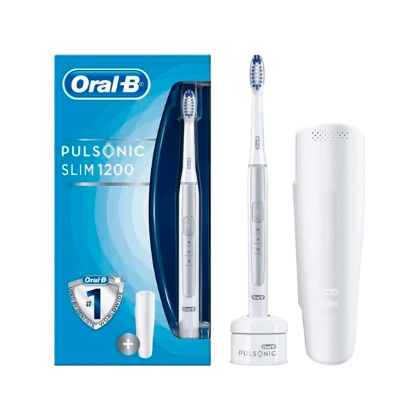 Braun OralB Pulsonic Slim 1200  Cepillo Eléctrico Blanco Braun OralB Pulsonic Slim 1200  Cepillo Eléctrico Blanco
