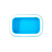 PISCINA INFLABLE INFANTIL RECTANGULAR 262X175X51CM