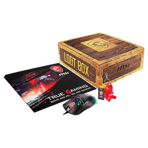 MSI Loot Box pack S Alfombrilla Ratón Llavero