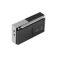 SPC Jetty Negra  Radio Despertador Portátil