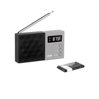 SPC Jetty Negra  Radio Despertador Portátil