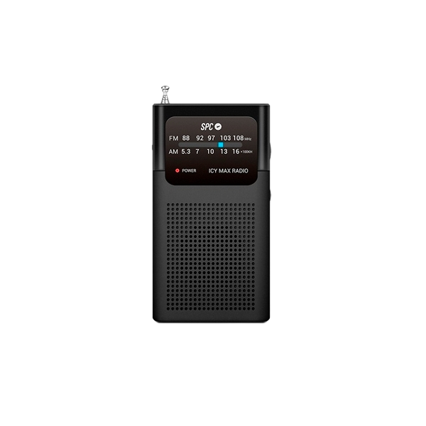 SPC Icy Max Negra  Radio Portátil Analógica SPC Icy Max Negra  Radio Portátil Analógica