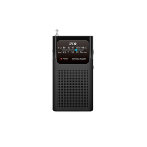 SPC Icy Max Negra  Radio Portátil Analógica