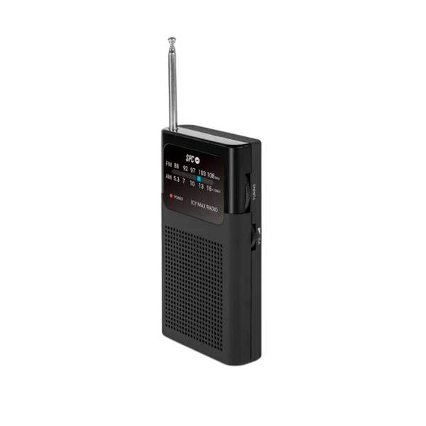SPC Icy Max Negra  Radio Portátil Analógica SPC Icy Max Negra  Radio Portátil Analógica