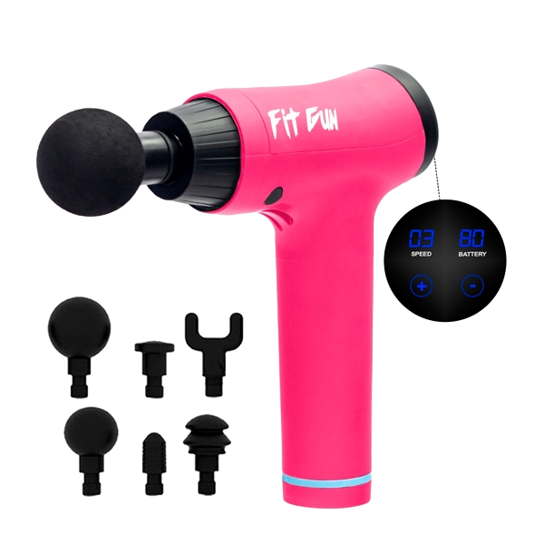 Woxter Fit Gun 2 Pink  Pistola de Masaje Woxter Fit Gun 2 Pink  Pistola de Masaje