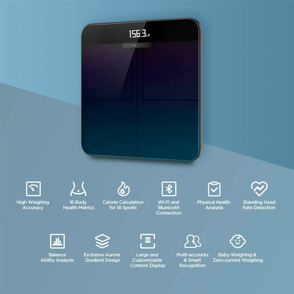 Xiaomi Amazfit Smart Scale Báscula de Baño Inteligente Xiaomi Amazfit Smart Scale Báscula de Baño Inteligente
