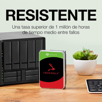 Seagate IronWolf 4TB  Disco Duro Interno 35 SATA 6Gbs HDD CMR 5900rpm 64MB de Caché